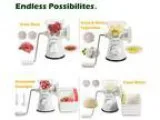 Kitchen Basics 3-In-1 Meat Grinder and Vegetable GrinderMincer