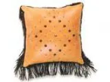 Arizona leather whiskey color 16&quot x 16&quot throw pillow wit