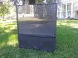 free rear-projection big screen TV and entertainment center by c
