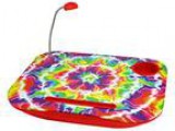 Red Tie Dye Portable Laptop Tablet Notebook Computer Lap Desk wi