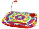 Red Tie Dye Portable Laptop Tablet Notebook Computer Lap Desk wi