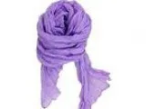 Freedi Girls Solid Wrinkle Cotton Gauze Scarf Children Winter Sc