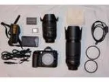 Nikon D90 DSLR Professional Camera w 2 lenses and Accessories