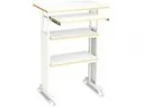 Safco Products 1929GR Muv Stand-Up Adjustable Height Computer Wo