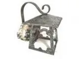 Antique Iron Lamp 1930 s Outdoor Wall Mount