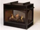 New Empire Vail Premium Vent-Free Natural Gas Peninsula Fireplac