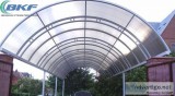 Manufacture of tensile fabric architectu