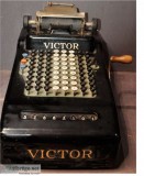 Antique victor adding machine