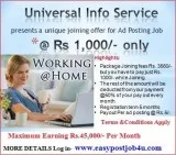 Work as a part timer or full timer from 