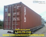 Used steel storage containers 