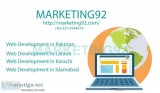 Marketing92: top services of web develop