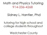 Math and physics tutor