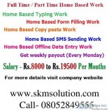 Entry time / part home based data jobs f