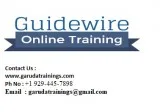 Guidewire online training 