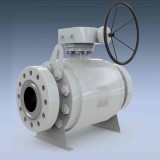 Trunnion mounted forged steel ball valve