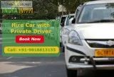 Hire car with private driver in delhi