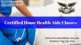 Join us today and become a Certified Home Health Aide in only 3 