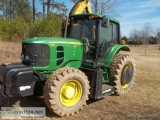 2012 John Deere 7230 4x4 tractor with Alamo Side cutter