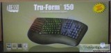 Adesso Tru-Form 150 3-Color Illuminated Ergonomic Keyboard