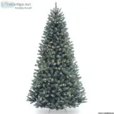 6.5 Ft. North Valley Blue Spruce Tree with Clear Lights