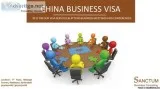 Avail China Business Visa Services