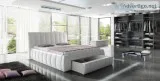 Modern Rea Bed includes comfy mattress
