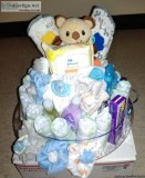 Baby shower item Diaper cake New mom gift