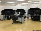 Three police driving simulators