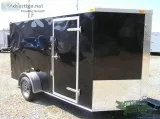 Cargo Trailer  6 feet by12 feet Blk Exterior NEW for SALE