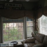Custom made window treatments reupholstering