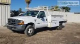 1999 FORD F450 FLATBED TRUCK