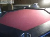 six sided hand made poker table
