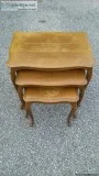 Antique Oak Nesting Tables