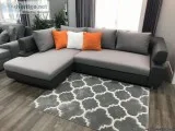 Modern Corner Sofa with adjustable armrests