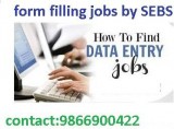 Need job seeker for form filling  part time jobs