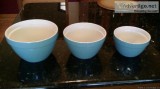 Stoneware Mixing  Serving Bowls