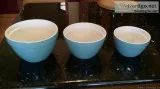 Stoneware Mixing  Serving Bowls