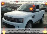 2012 Land Rover Range Rover Sport 4x4 HSE LUX