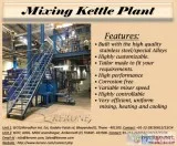 Mixing kettle plant, sold by kerone