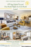 99 App and Admin Fee PLUS 1 Month FREE With A 13-Month Lease