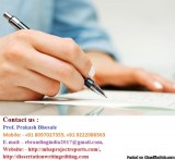 Thesis Project writing services form eBranding India