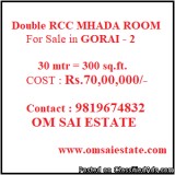 600 sq.ft. Double RCC MHADA Row House for Sale