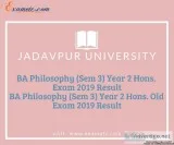 Get Jadavpur University BA Exam 2019 Result