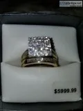 Wedding band set