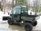 2008 John Deere Gator XUV 850D with FUll Cab and Plow 2800
