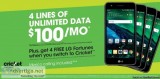 4 LINES FOR 100 A MONTH WITH CRICKET WIRELESS SOUTHFIELD
