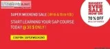 FEW Hours SUPER WEEKEND SALE - LEARN ANY SAP COURSE  30 