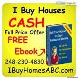 I Buy Houses CASH. You Can Walk Away Today. Stop Foreclosure