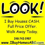 CASH For Your House. Oakland County Michigan. Full Price Offer