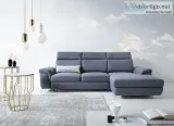Add comfort and style to your living room with this sofa